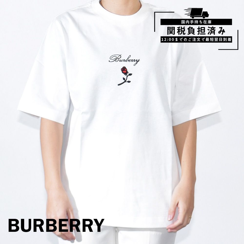 バーバリー Tシャツ 半袖 ローズ レディース BURBERRY 8083647