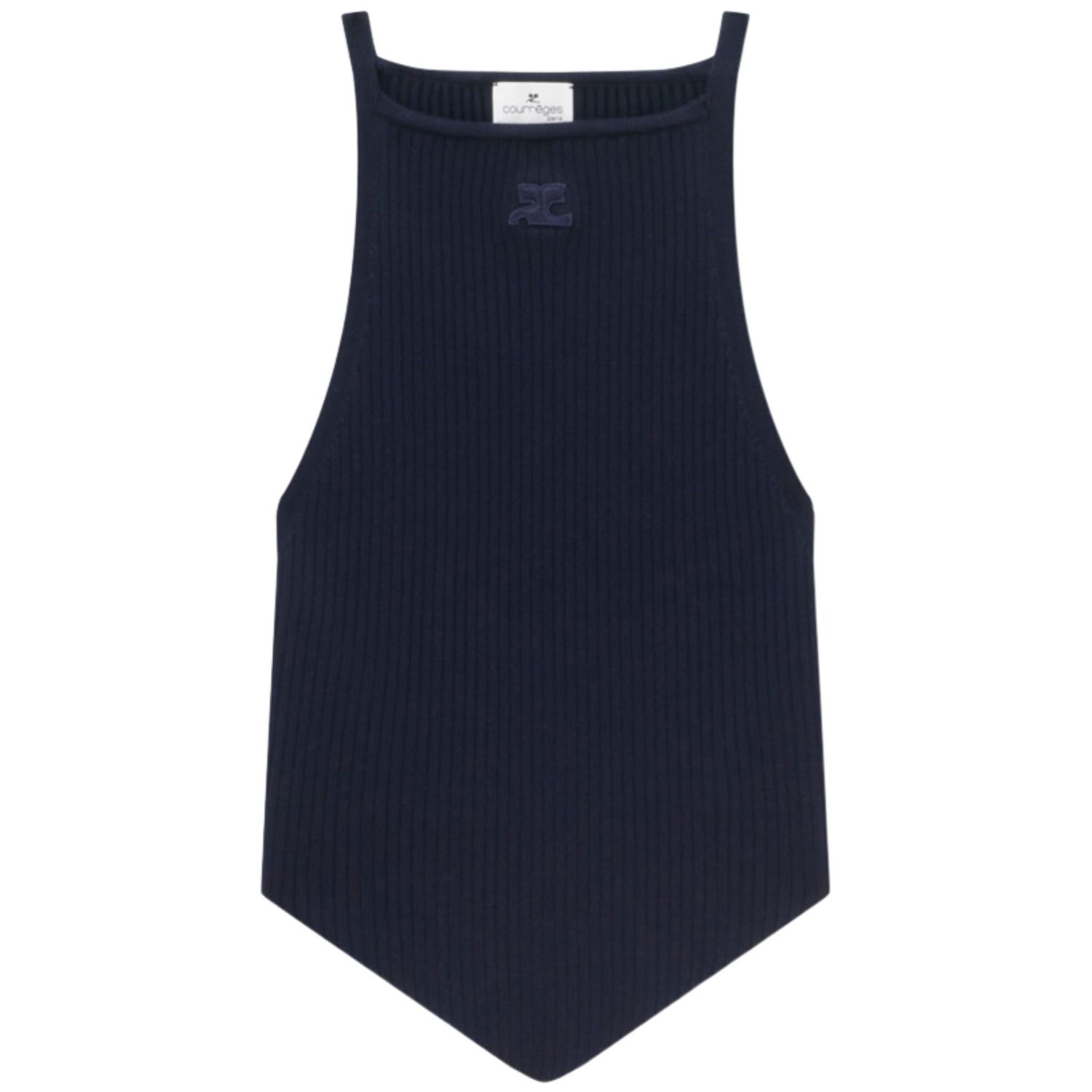 新品Mサイズ【クレージュ】Courregesロゴタンクトップ