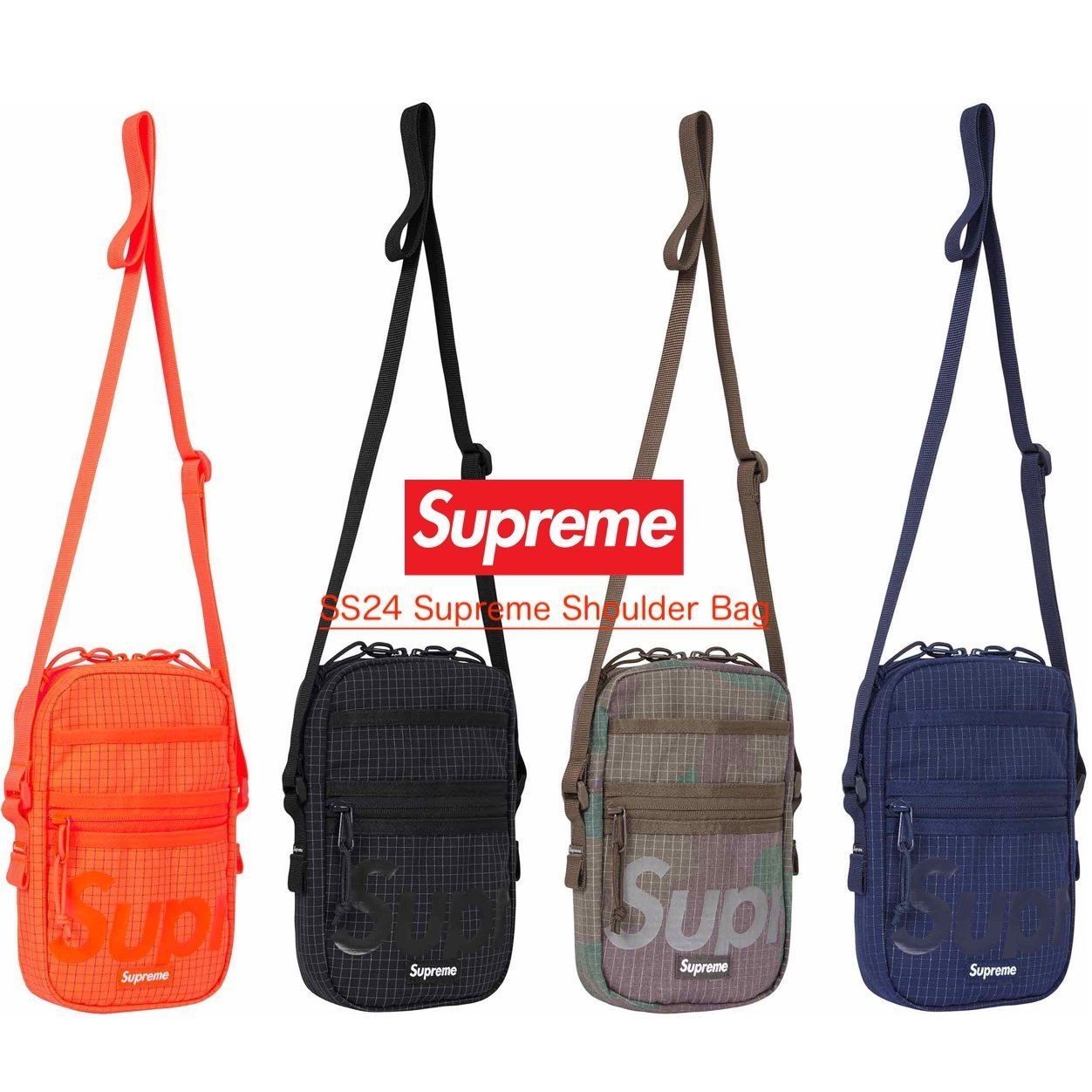 SS24 Supreme Shoulder Bag - シュプリーム ショルダー バッグ