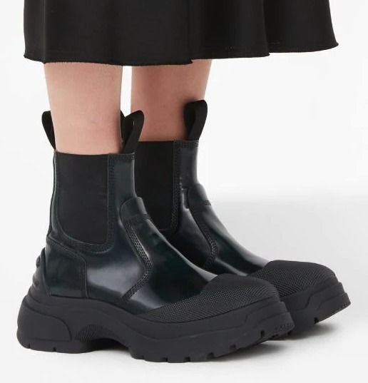 MAISON MARGIELA サイドゴア ショートブーツ 厚底 チェルシー (Maison