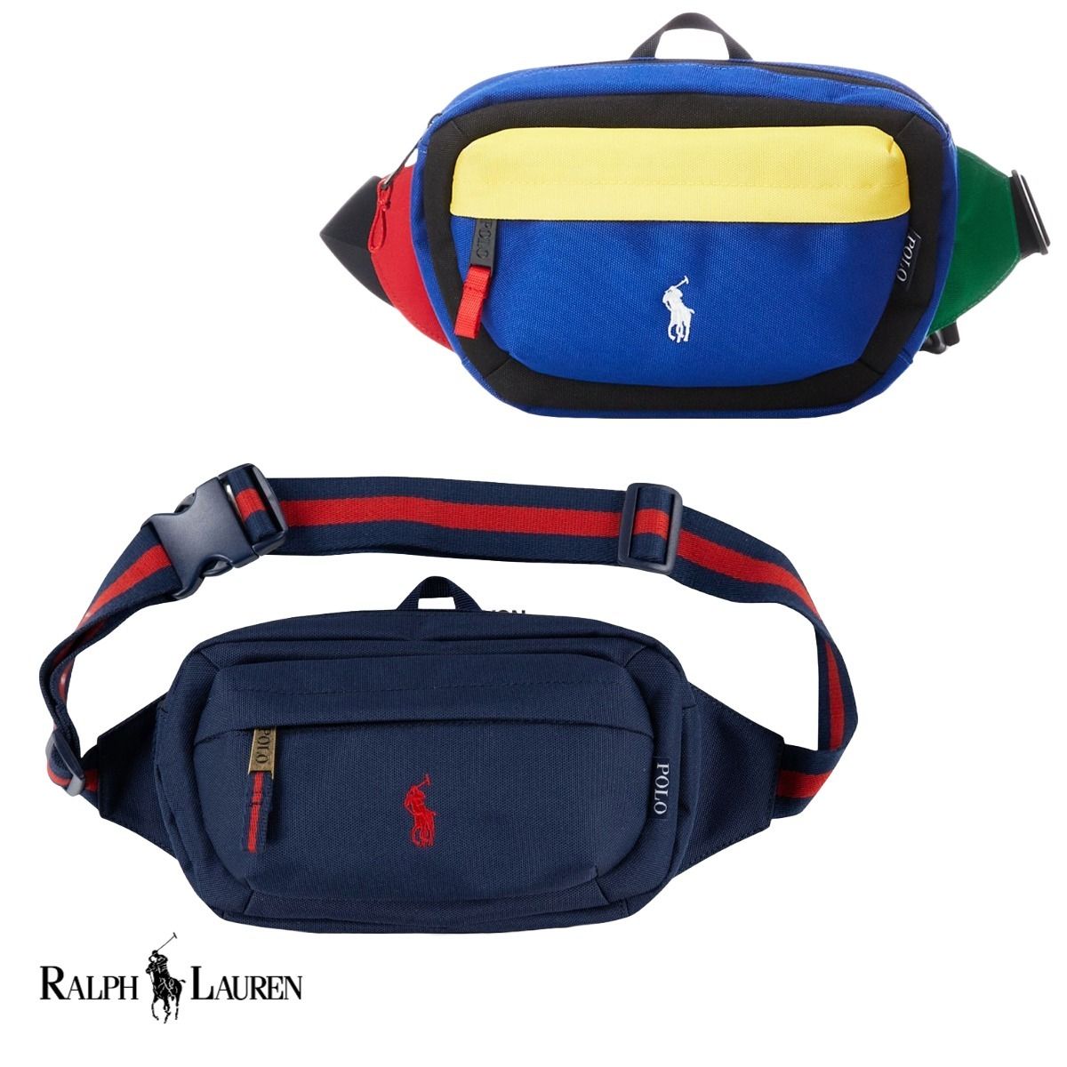 新作ポロラルフローレンビックポニーウエストポーチボディバック
