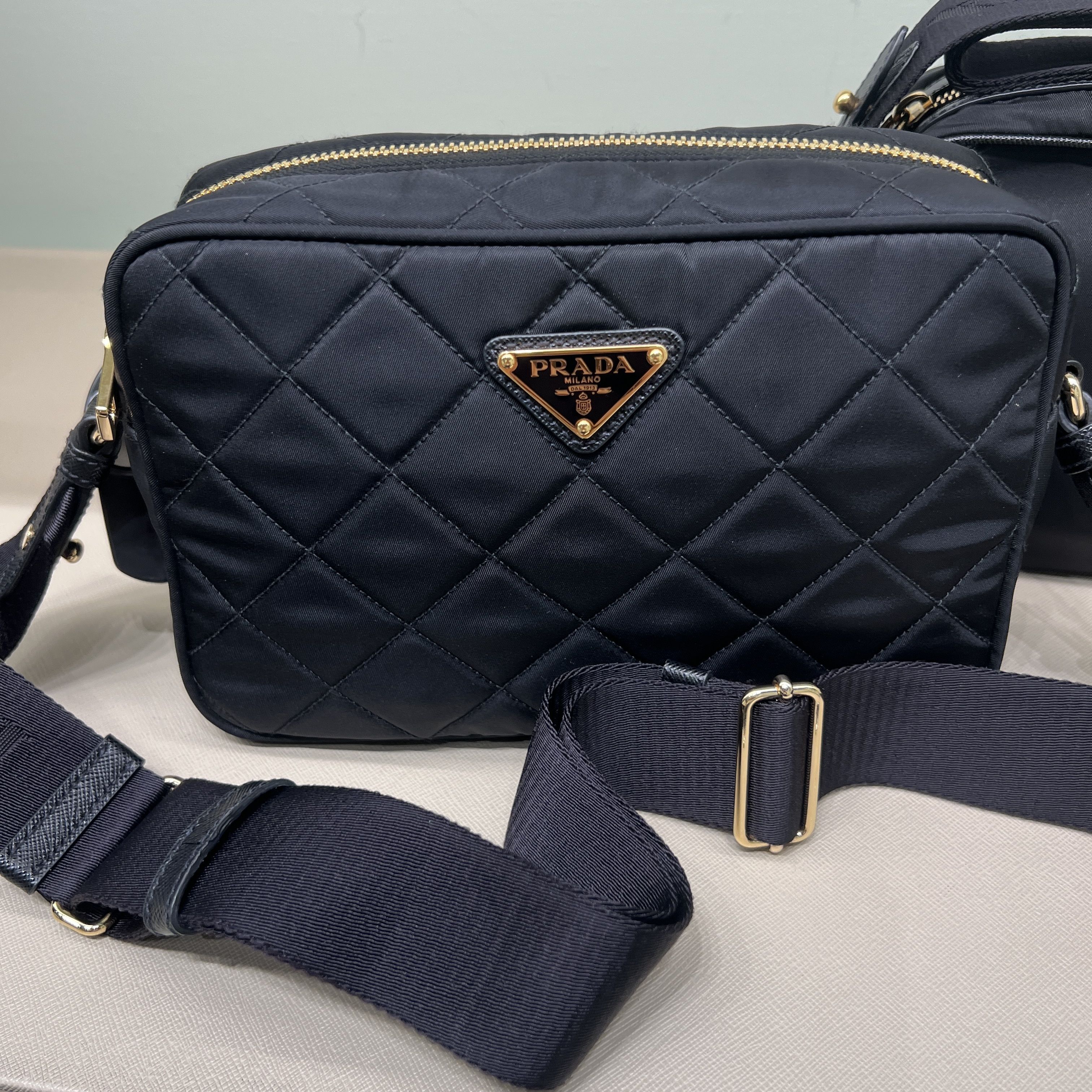 セール】PRADA プラダ キルティング ショルダーバッグ 1BH089 (PRADA