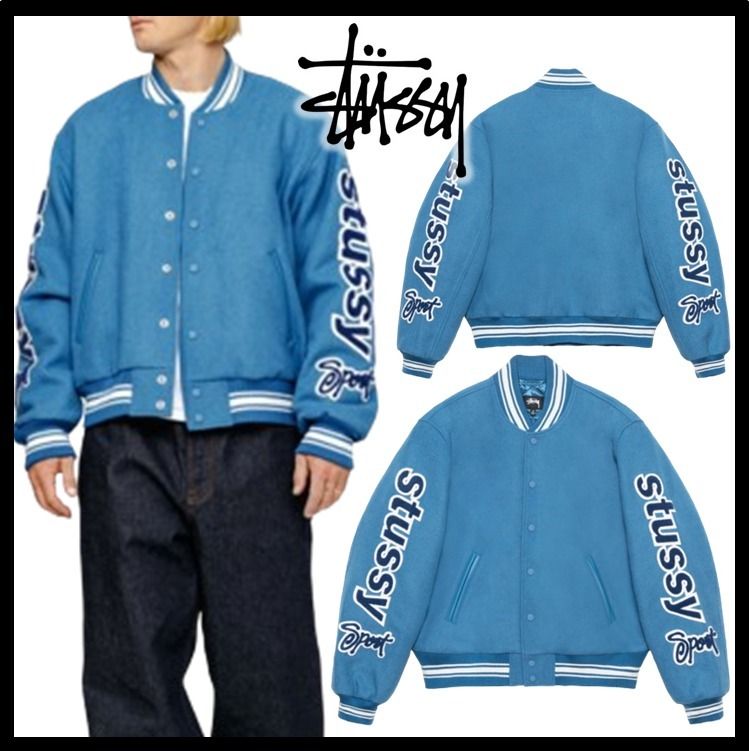 ☆関税込☆Stussy☆VARSITY JACKET COMPETITION☆ (STUSSY/スタジャン