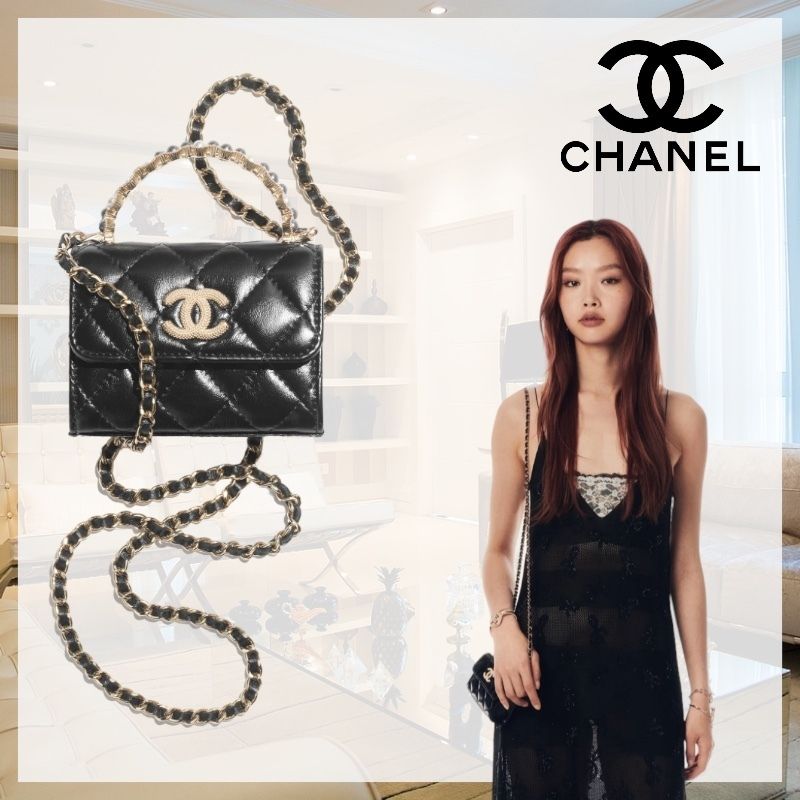 エレガントに☆華やかに】 CHANEL スモール チェーンクラッチ (CHANEL