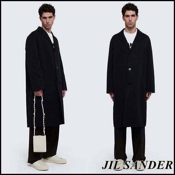 関税込】◇JIL SANDER ジルサンダー◇シングル ロング コート (Jil