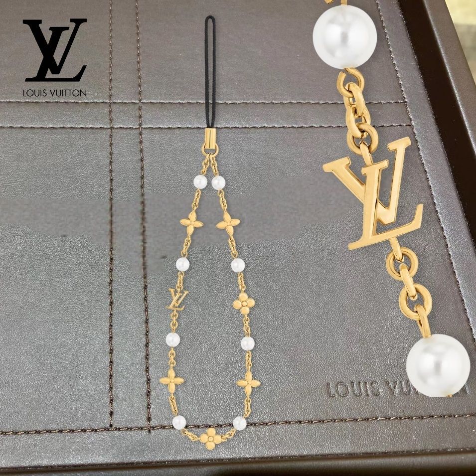 プレゼントに♪】ルイヴィトン スマホチャーム ストラップ (Louis