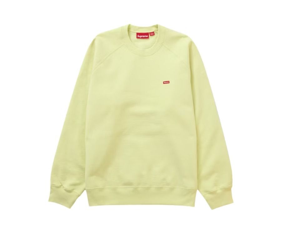 Supreme☆送関込☆スモール ボックスロゴ ラグラン クルーネック