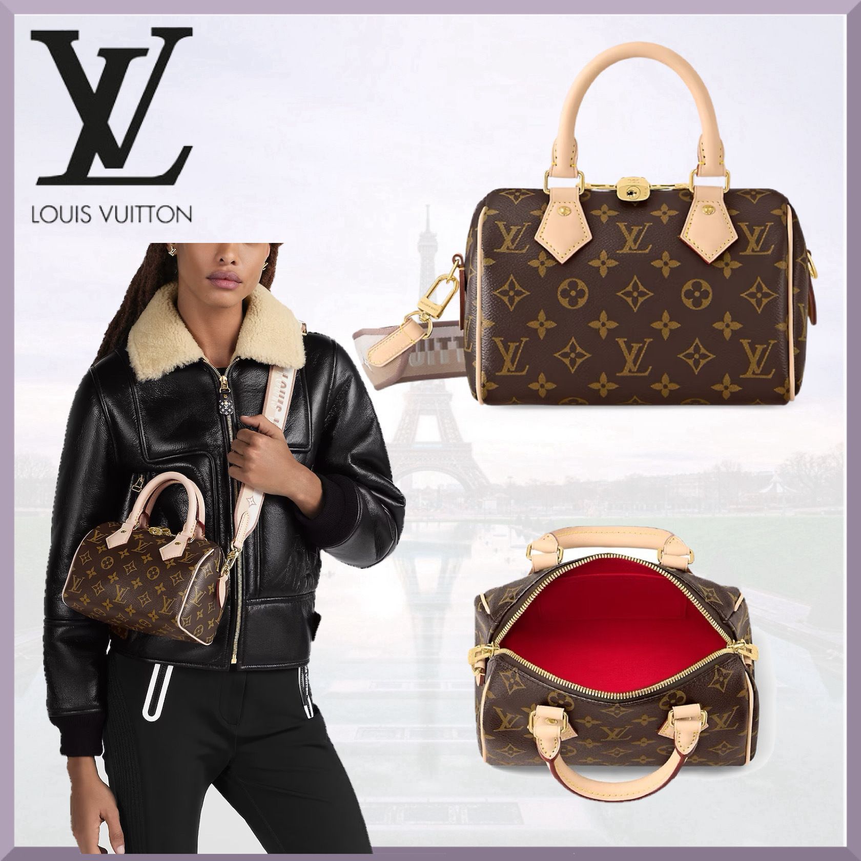 LOUIS VITTON】スピーディ・バンドリエール 20 モノグラム (Louis