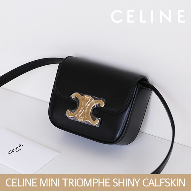 CELINE】セリーヌ トリオンフ シャイニー ミニバッグ (CELINE