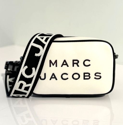 Marc Jacobs 黒白モノクロトーン クロスボディー ユニセックス (MARC