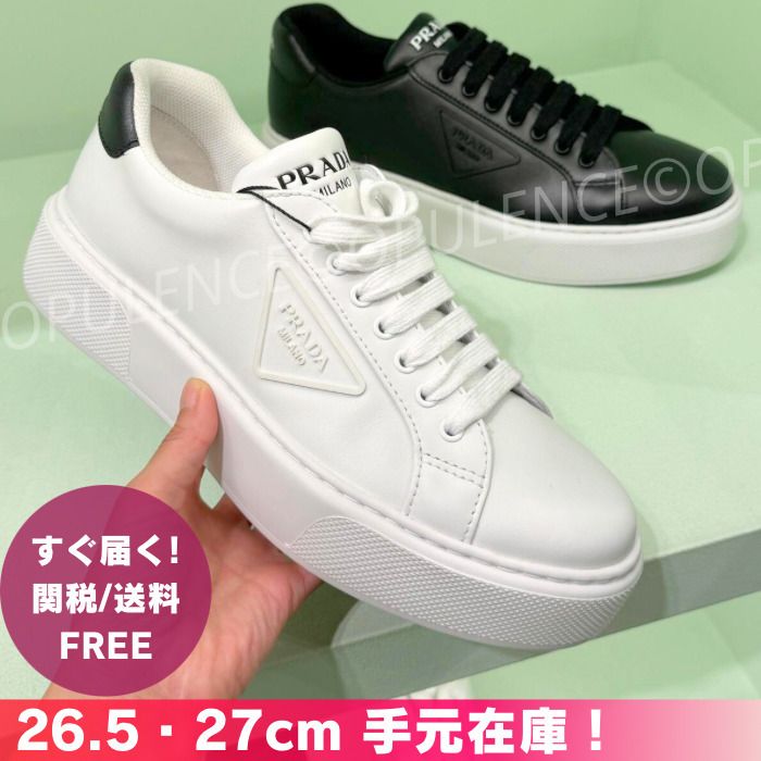 すぐ届く PRADA プラダ 人気 三角ロゴ スニーカー/シューズ (PRADA