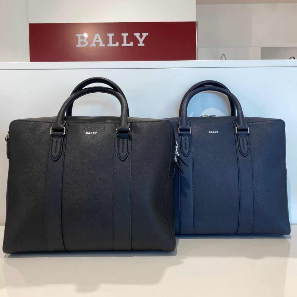 洗練された バリー ビジネスバッグ DAYRE.O レザー ロゴ 都会的 (BALLY