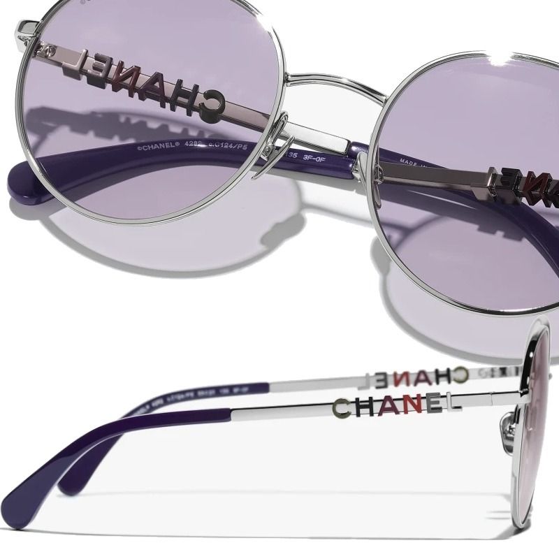 関税込 CHANEL 4282 パント シェイプ ロゴ サングラス (CHANEL