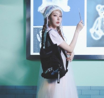 JANSPORT】LE SSERAFIMコラボ Highlands Mini Pack☆追跡付 (jansport