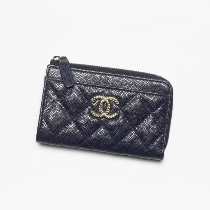 お札も2つ折りにして収納可能♪】CHANEL フラグメントケース (CHANEL
