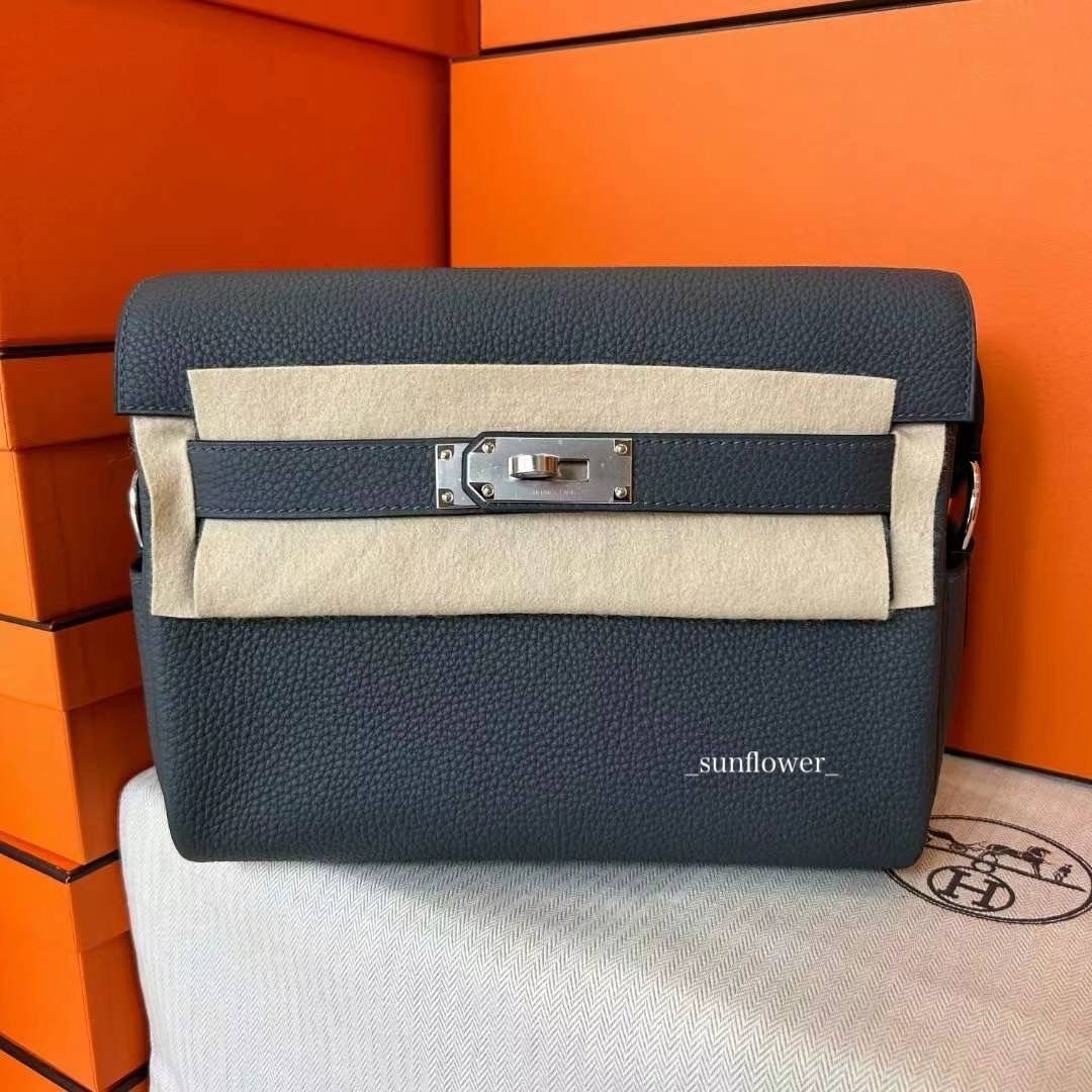 エルメス ケリーメッセンジャー PMサイズ グリミスティ/S金具 (HERMES