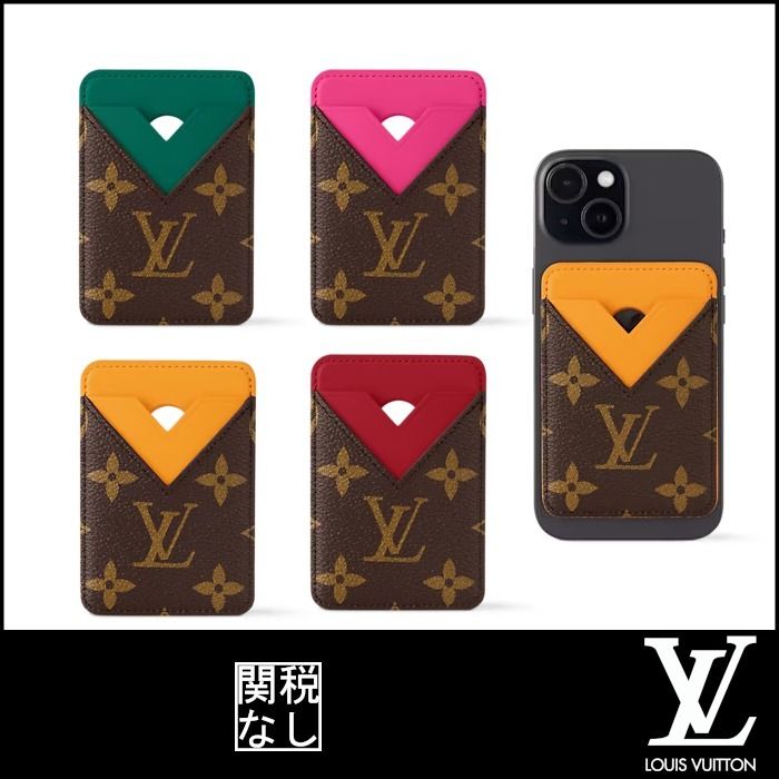 ルイヴィトン ポルト カルト・マグネット iPhone12以降に対応 (Louis
