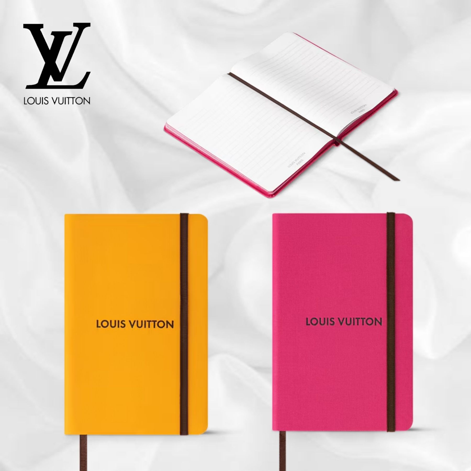 プレゼントにも喜ばれる♪】ルイヴィトン ノートブック メモ帳 (Louis