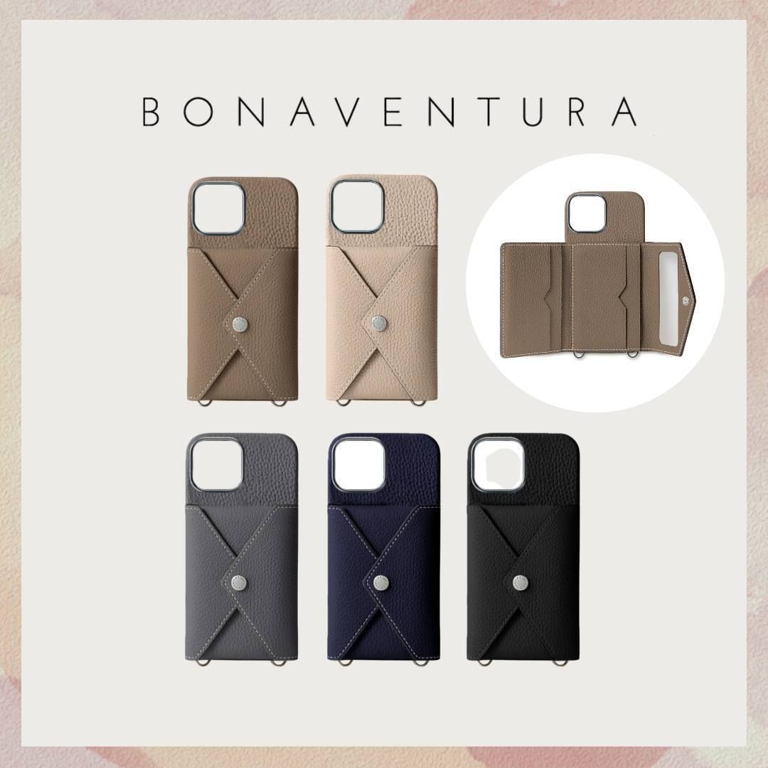 BONAVENTURA】(iPhone 16)スナップボタン バックカバーケース