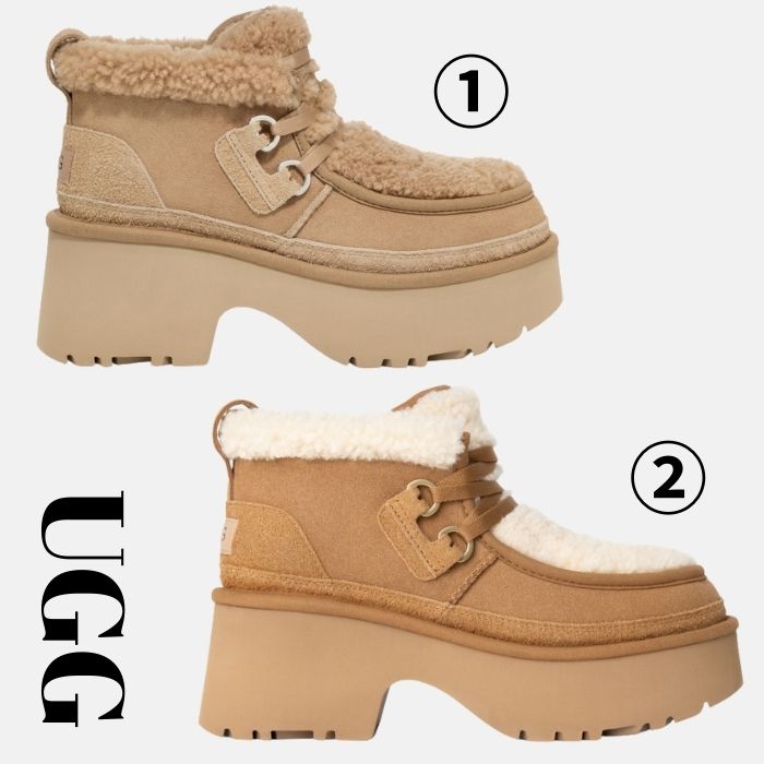 UGG】☆ブーツ☆ Women's Classic New Heights Lace Up (UGG/ショート
