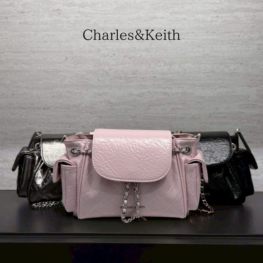 台湾 CHARLES&KEITH Duo デュアルパーパス バックパック