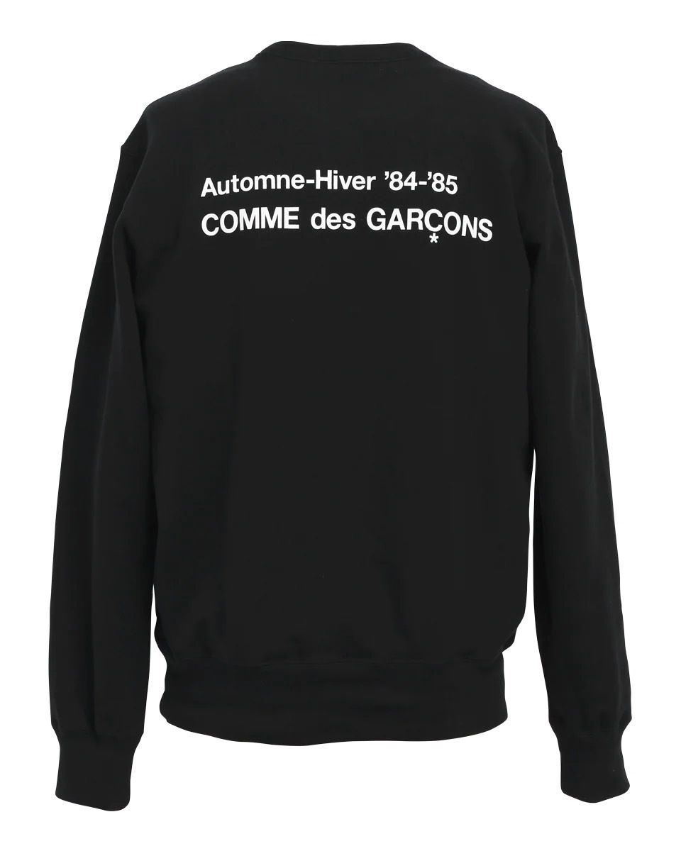 スタッフロゴ】コムデギャルソンCDG バックプリントスウェット (COMME