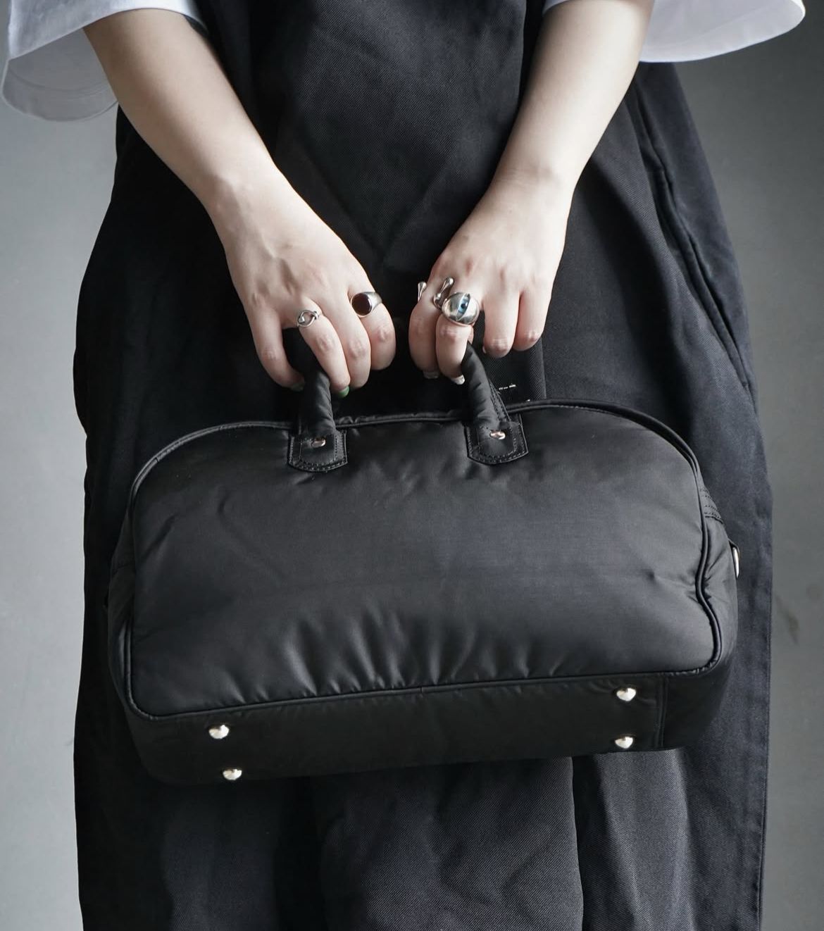 注目コラボ！！】コムデギャルソン×ポーター Wネームバッグ (COMME des