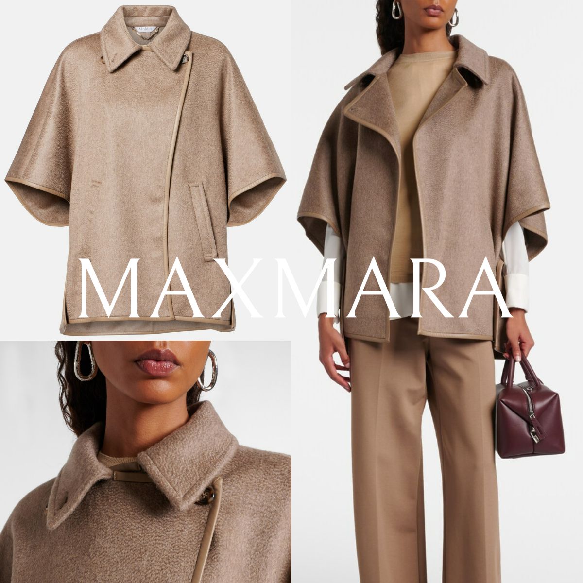MAXMARA*Corsaro コルサロ カシミヤケープジャケット カチャ (Max Mara
