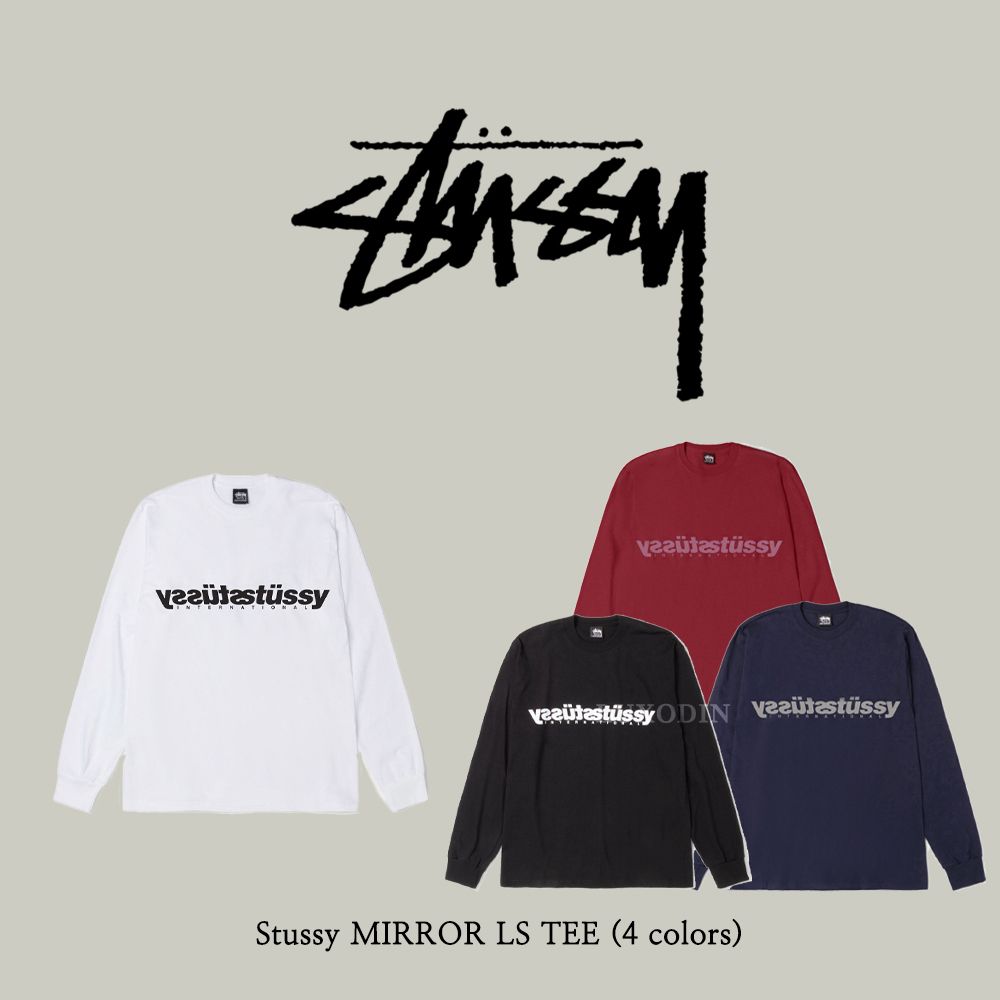 Stussy】 MIRROR LS TEE (4 colors) (STUSSY/Tシャツ・カットソー