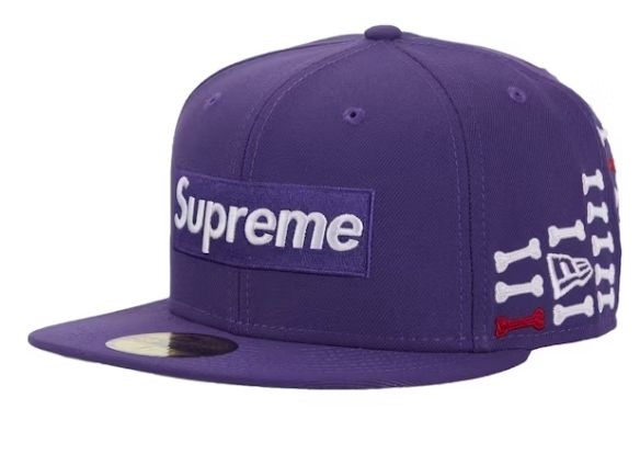 ☆25AW WEEK4☆Supreme Bones Box Logo New Era (Supreme/キャップ
