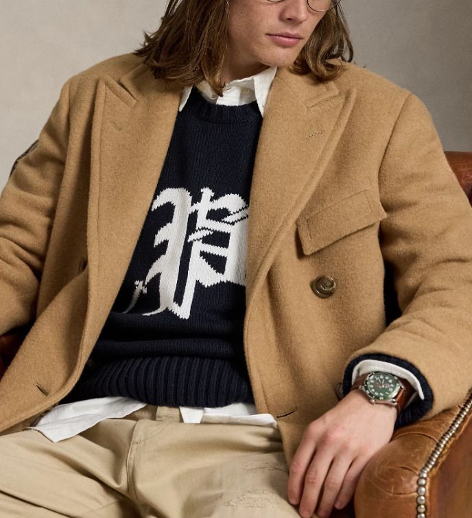 ラルフローレン☆ビッグフィット ロゴインターシャ セーター (POLO