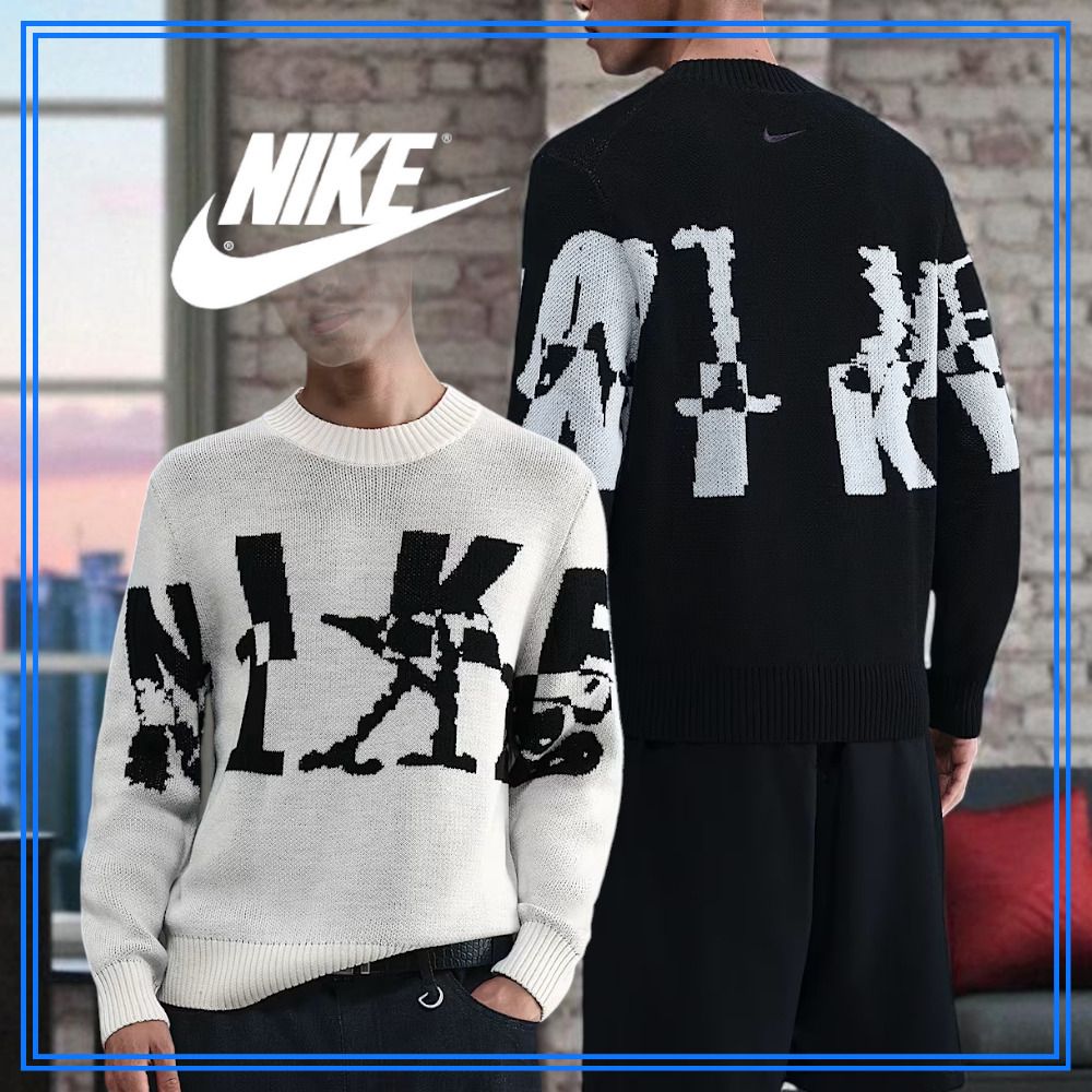 大人気 早い者勝ち NIKE SWTR KNIT CREW ゆったりとした着心地 (Nike