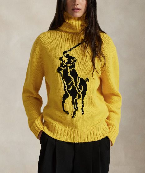 ラルフローレン☆ビッグポニー ウール タートルネック セーター (POLO