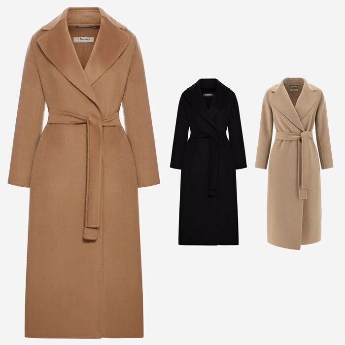 S MaxMara ウール カシミヤ ダブルフェイスコート パオラ Paola (Max