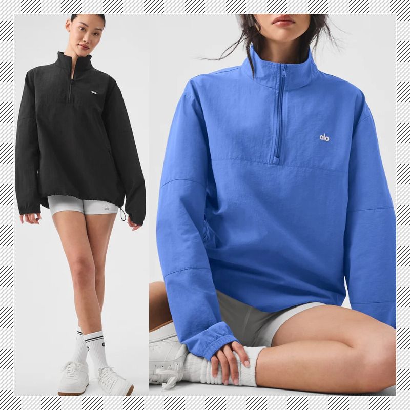 国内発送】alo yoga Light Weight Takeaway プルオーバー (ALO Yoga