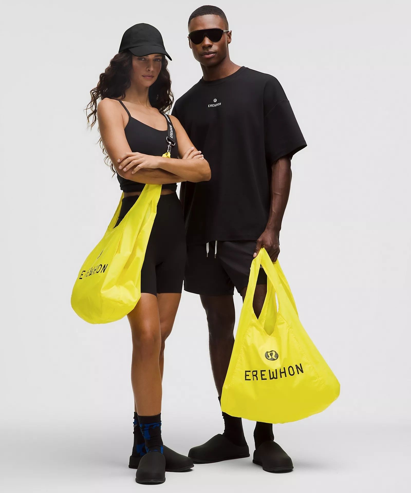 全2色☆セレブ御用達Lululemon x EREWHON限定コラボ エコバッグ