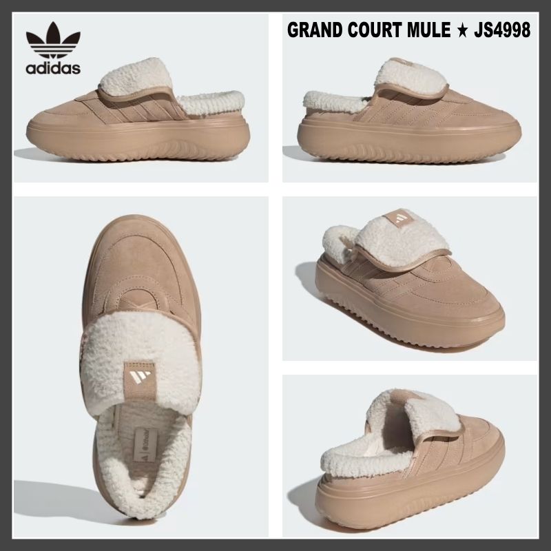 adidas】GRAND COURT MULE ☆JS4998☆ウォームサンドストーン (adidas