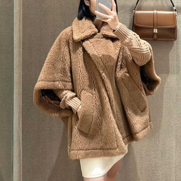 ☆Max Mara☆TEBE4テディベア ケープ (Max Mara/ポンチョ・ケープ