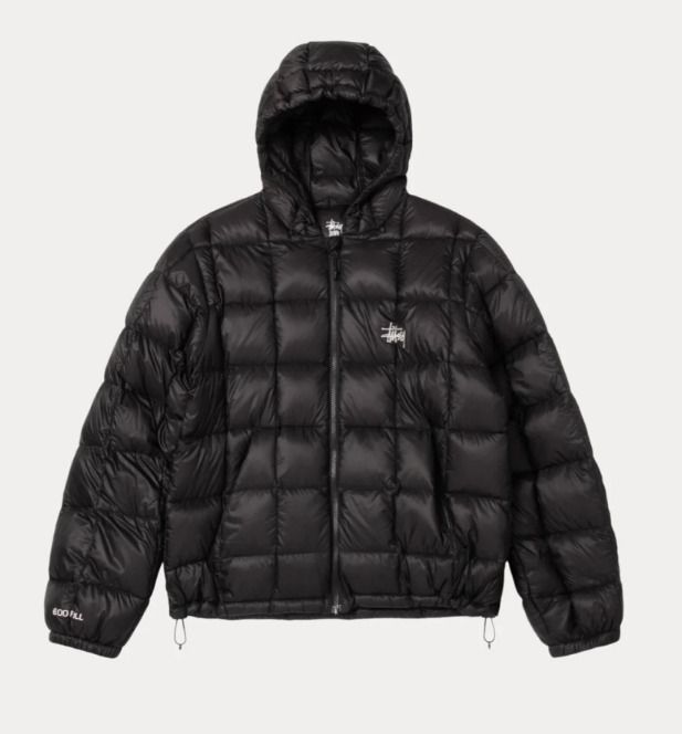☆関税込☆Stussy☆Midweight Hooded Puffer☆black☆ (STUSSY/ダウン