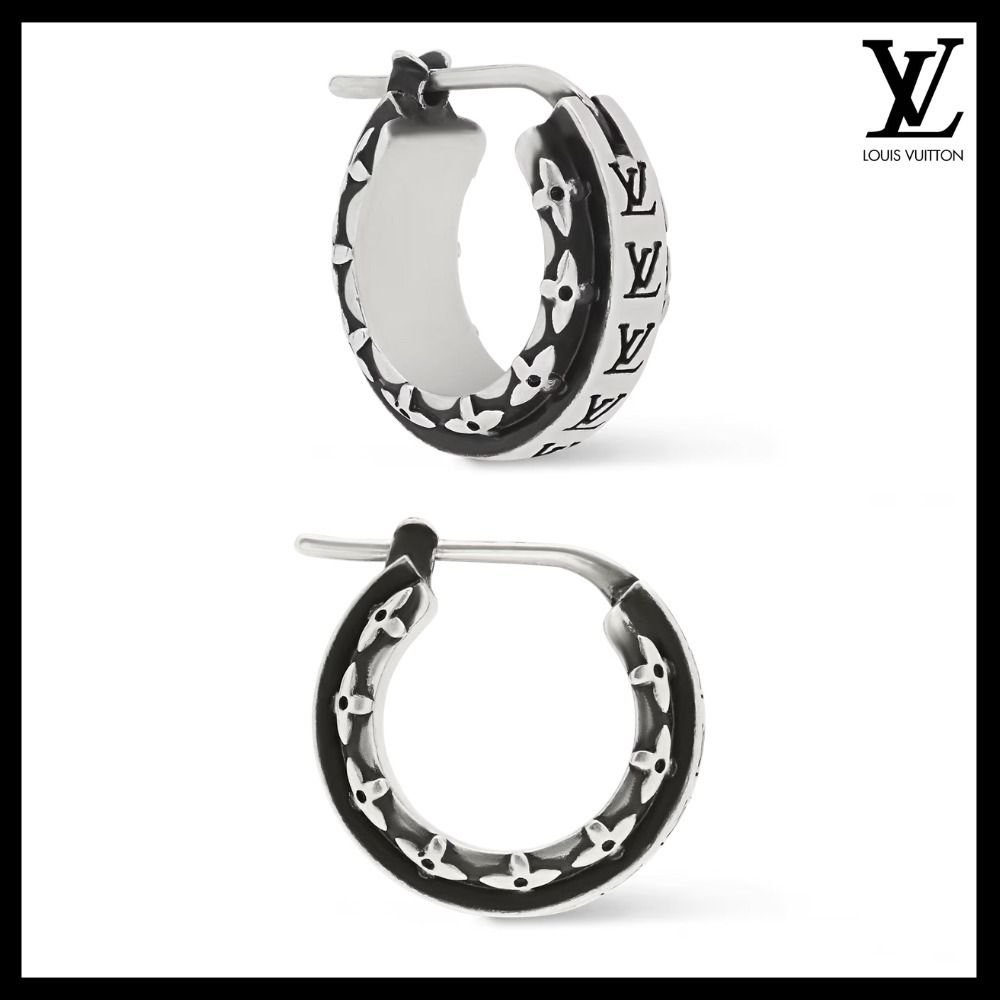 お洒落】Louis Vuitton☆フープピアス・LV ドリフト 単品 (Louis