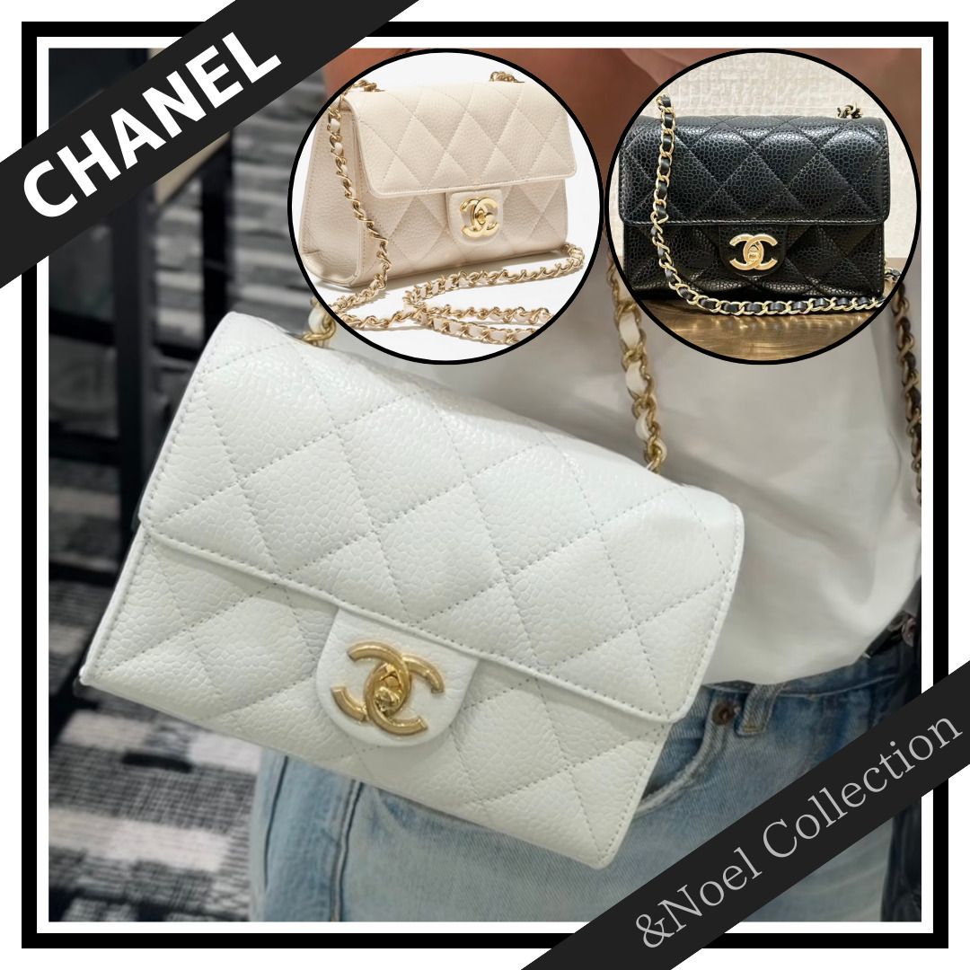 上品キャビアスキン♢】CHANEL *ミニフラップバッグ (CHANEL