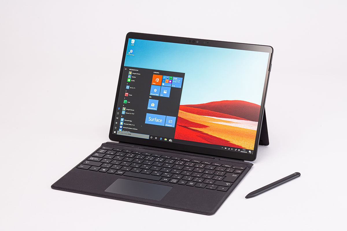 LTE標準搭載の「Surface Pro X」、テレワーク端末としての実力を検証