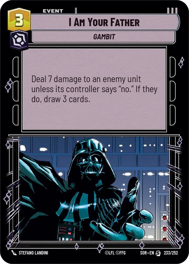 I Am Your Father - Spark of Rebellion | Star Wars: Unlimited | SWU