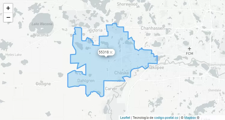 55318 ZIP Code - United States