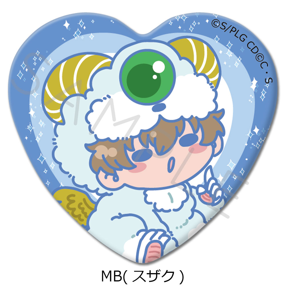 コードギアス 反逆のルルーシュ_ハート型缶バッジ MB スザク | 公式