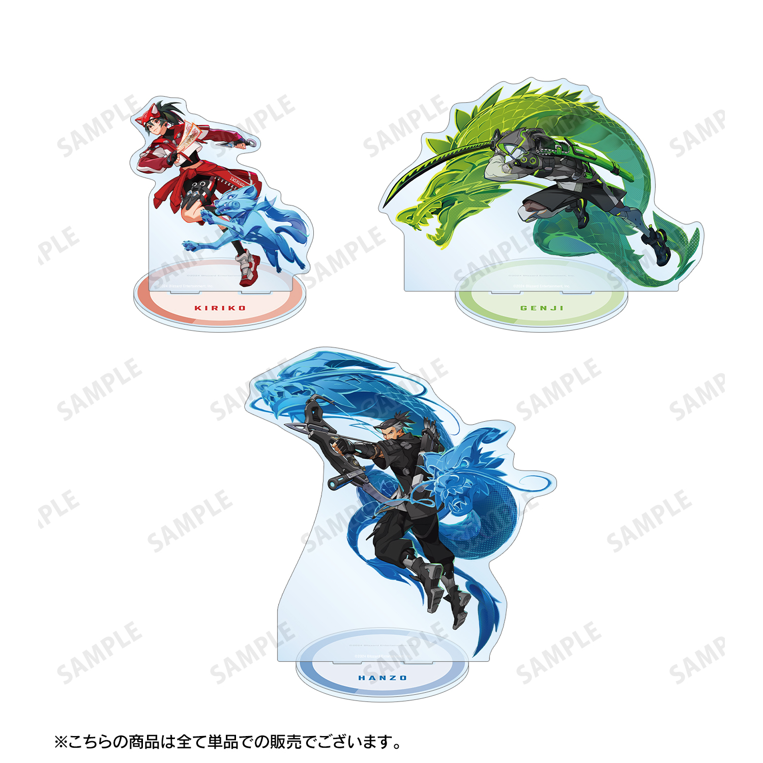 オーバーウォッチ 2_描き下ろし ハンゾー ストリートver. 特大アクリル