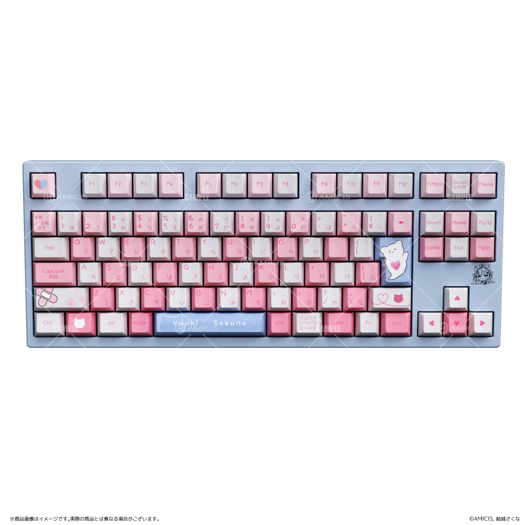 結城さくな×AMICIS】ゲーミングキーボード 80HE 日本語配列 | 公式