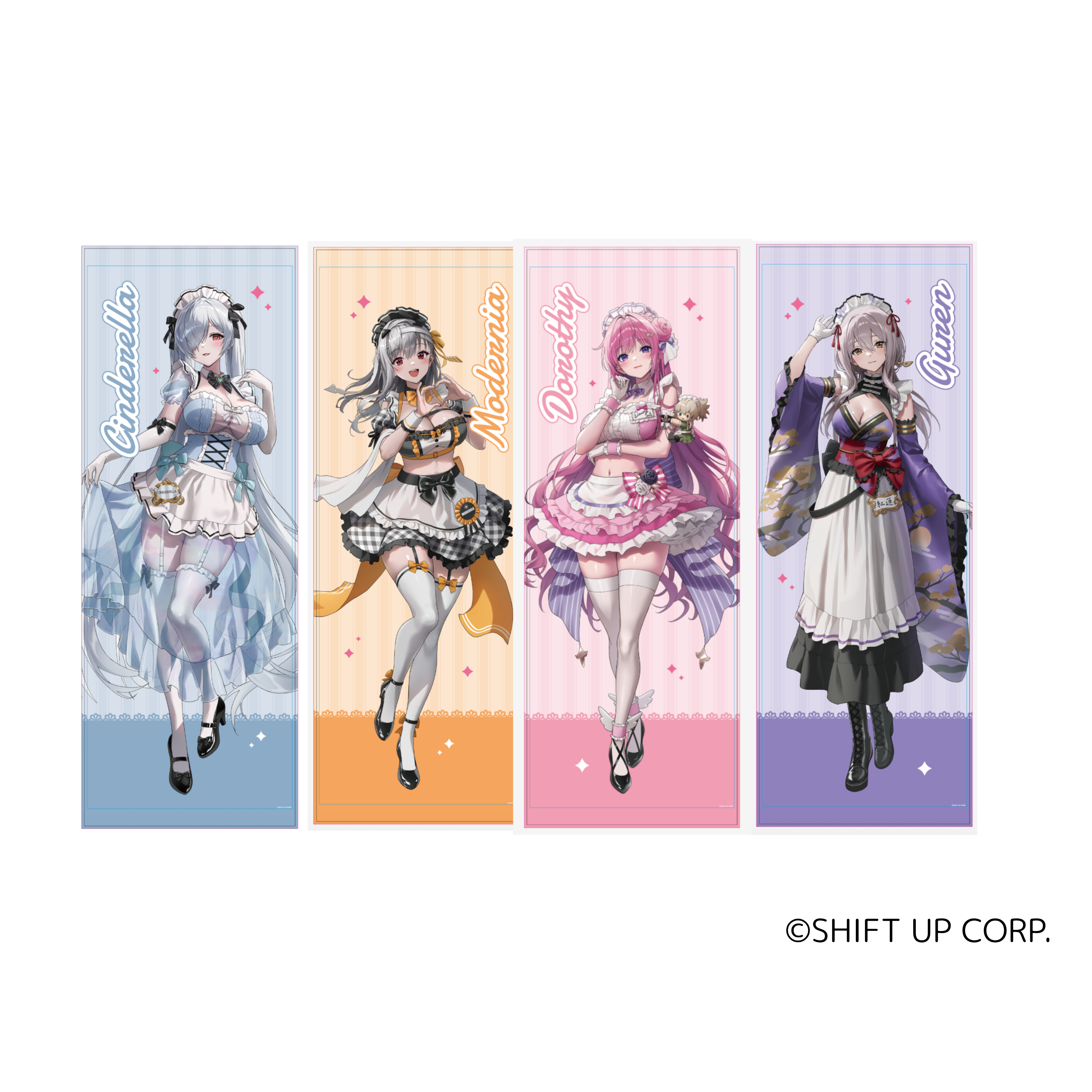 勝利の女神：NIKKE ×and GALLERYコラボ」_【描き起こし】タペストリー