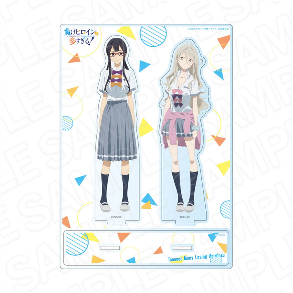 負けヒロインが多すぎる!_アクリルジオラマ 月之木古都&志喜屋夢子