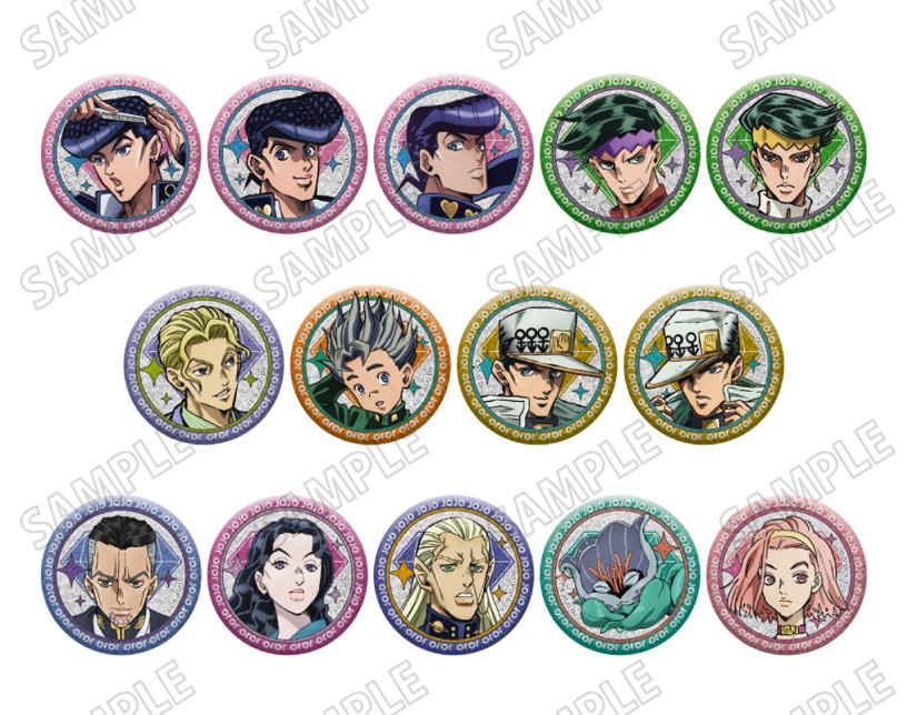 ジョジョの奇妙な冒険 ダイヤモンドは砕けない_缶バッジコレクション